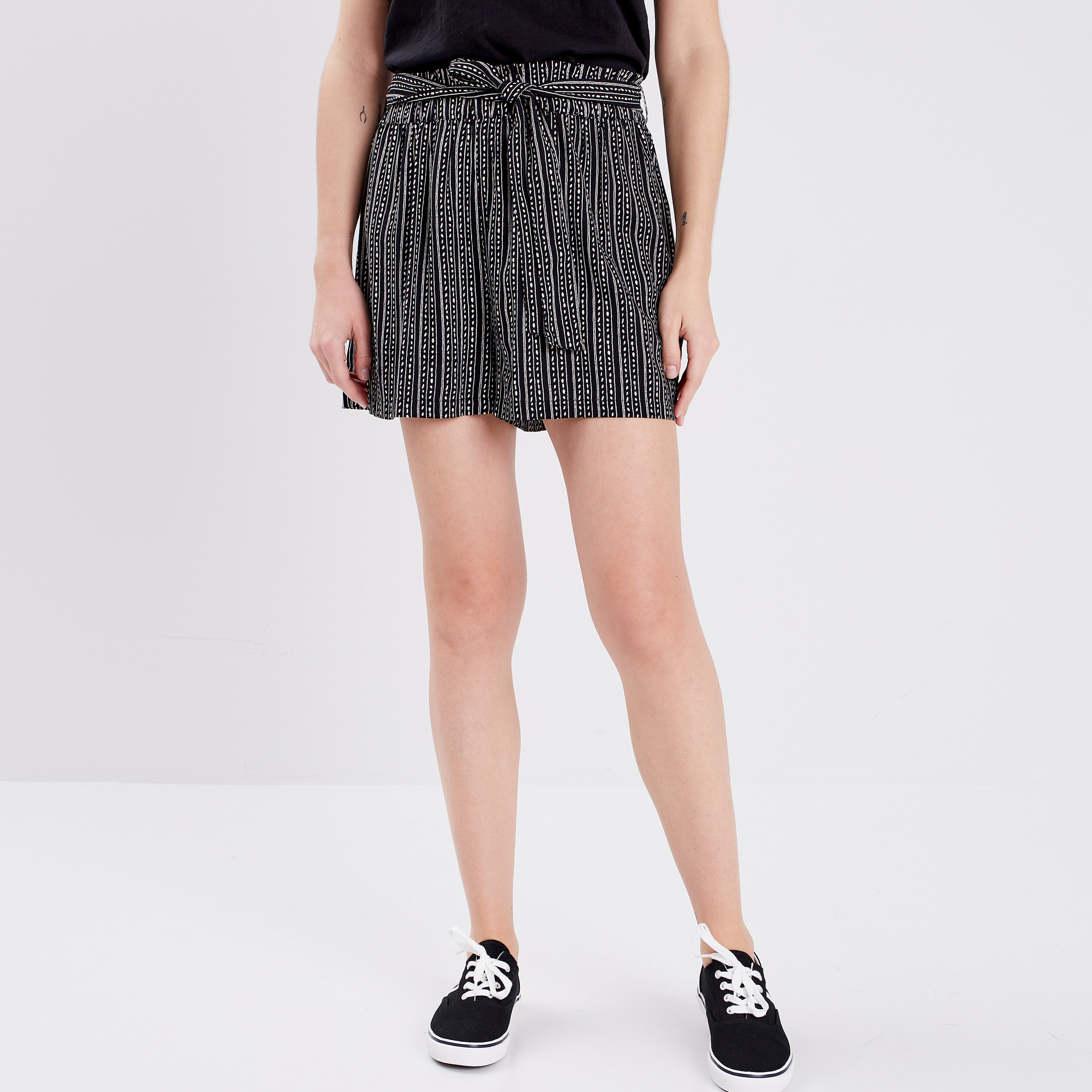 Short ample fluide noir femme | La Halle