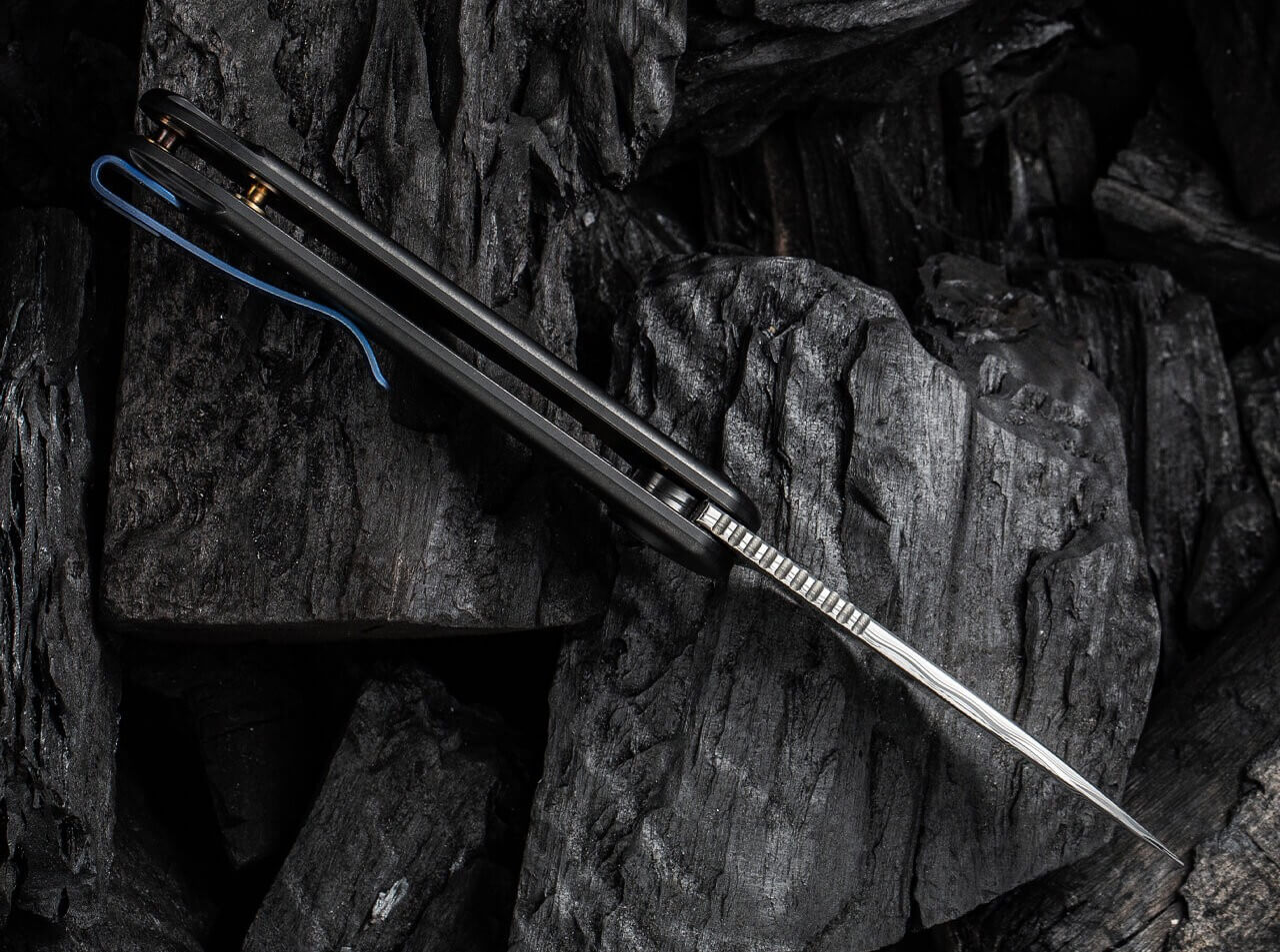 Elementum Damascus Titanium Black