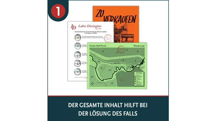 Thinkfun - Cold Case: Eine todsicher Geschichte. Der Krimi im eigenen Heim. Wer findet den Mörder?