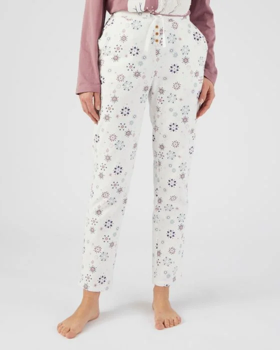 Pantalon de pyjama flanelle chaud et doux