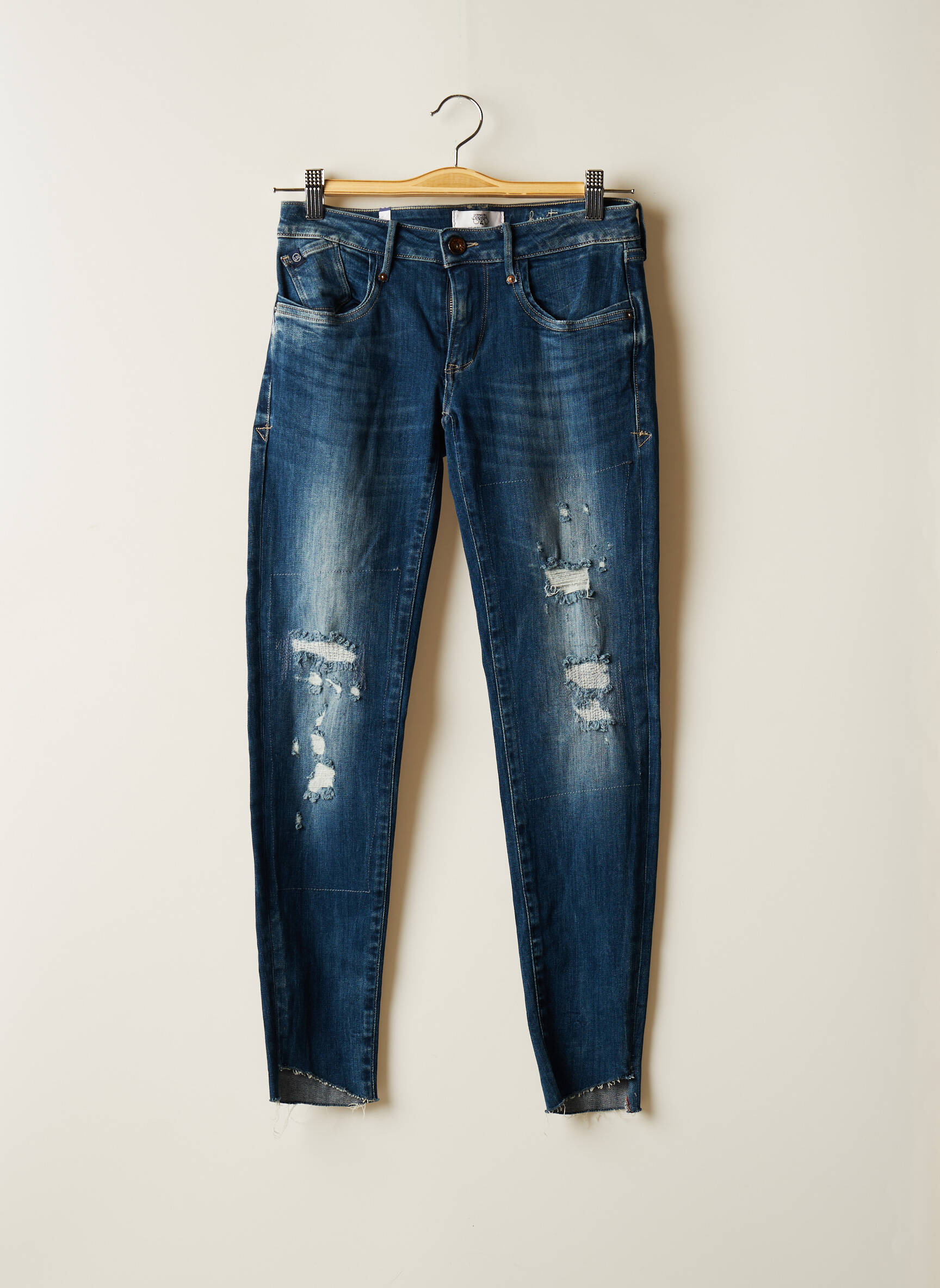 Le Temps Des Cerises Jeans Coupe Slim Femme couleur bleu