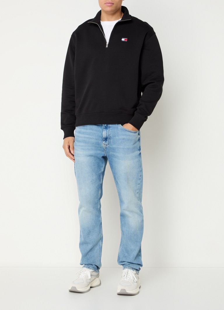 Sweter Tommy Hilfiger z zamkiem błyskawicznym i logo