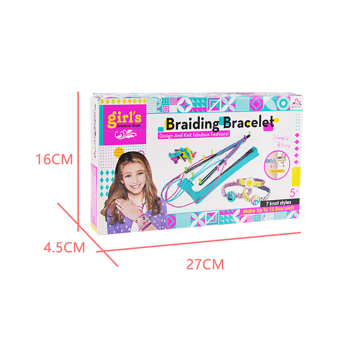 Freundschaftsbändchen Bastelset Armbänder DIY für Kinder