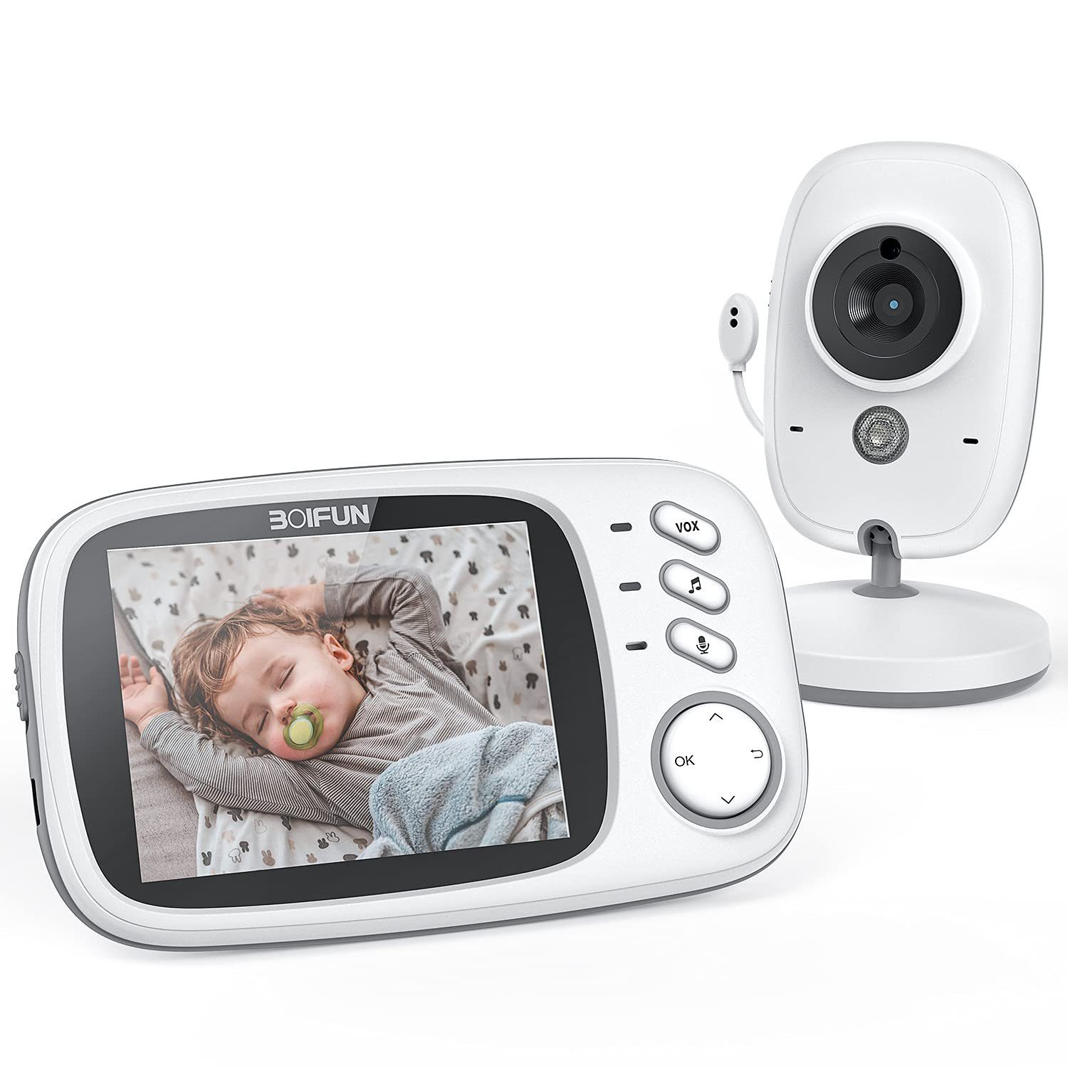 Boifun Babyphone Babyphone Babyphone mit Kamera 3.2