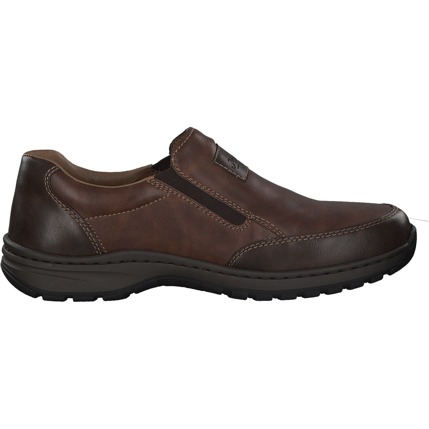 Rieker 03354, Komfort-Slipper, Herren, Braun (Toffee/Wood)