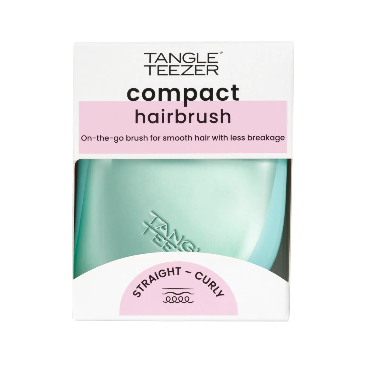 Tangle Teezer Compact четка за косу, матирана тиркизна, хром - 1 ком.