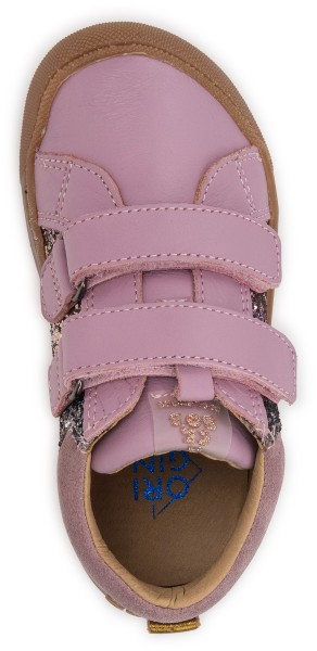 Acebos ~ MidCut Klettschuh Leder Glitter ~ Candy