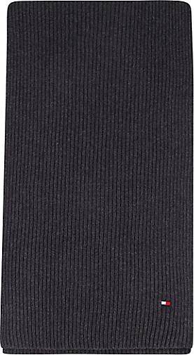 TOMMY HILFIGER Herren Schal ESSENTIAL FLAG SCARF aus Baumwolle und Kaschmir