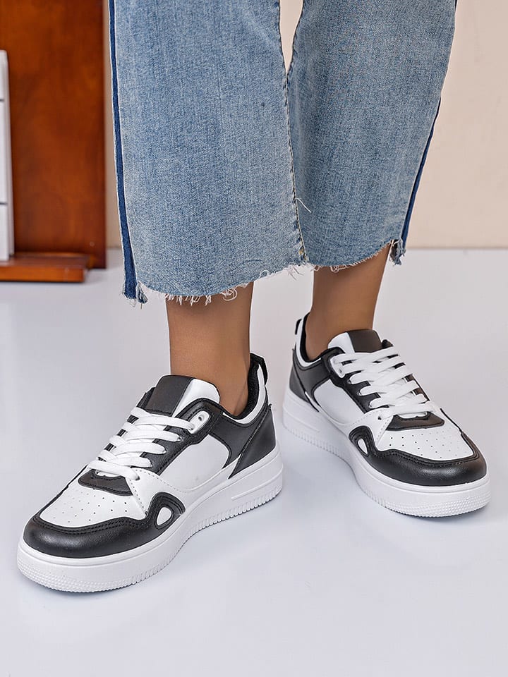 Sixth Sens Sneakers in Schwarz/ Weiß günstig kaufen