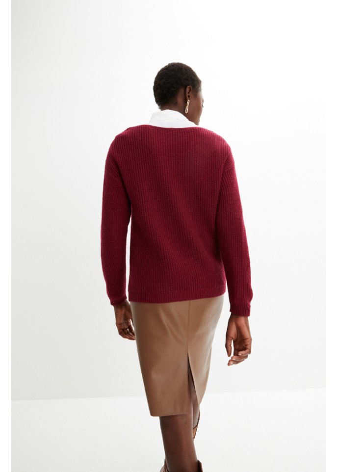 Pullover mit Wollanteil