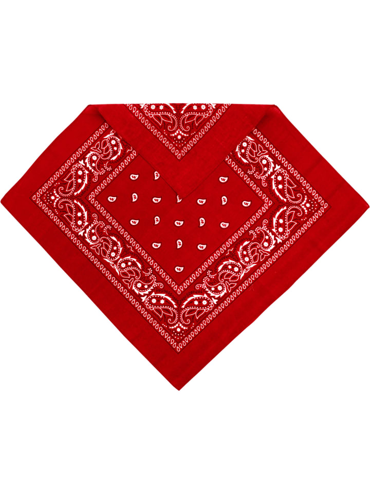 Normani Outdoor Sports 3 Bandana Kopftuch in Rot/Weiß günstig kaufen onesize