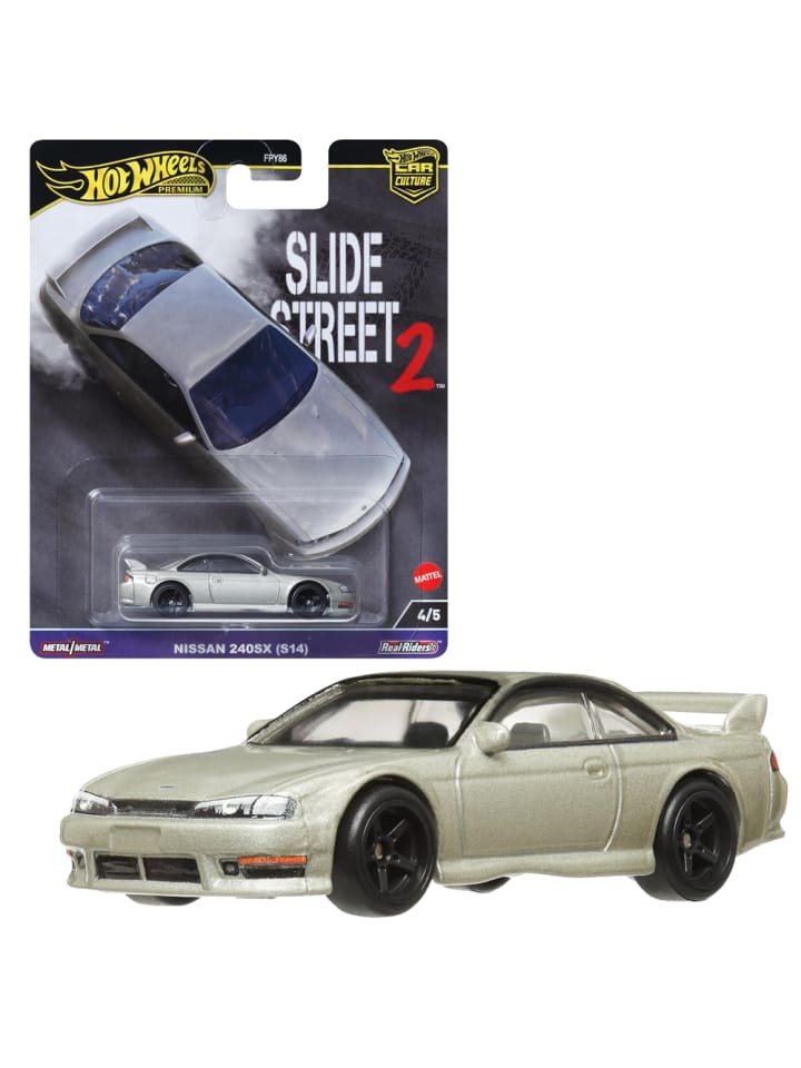 Hot Wheels Nissan 240 SX S14 HKC83 | Hot Wheels Car Culture Slide Street Fahrzeug günstig kaufen onesize
