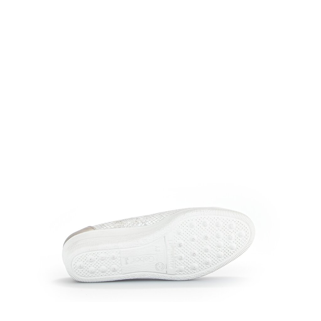 Gabor comfort Sportliche Ballerina silber