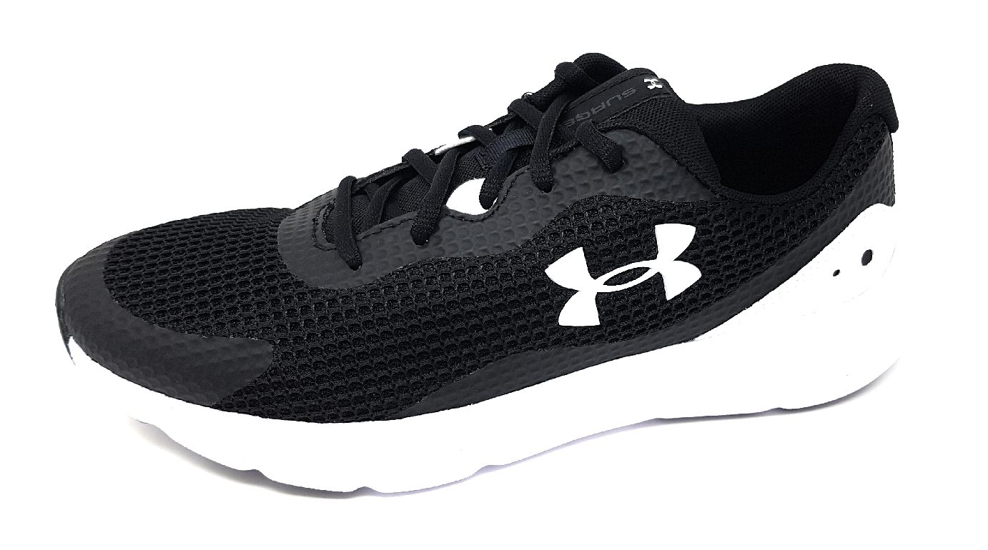 Under Armour UA Surge 3 3024883-001 Schwarz 001 Black/ White
