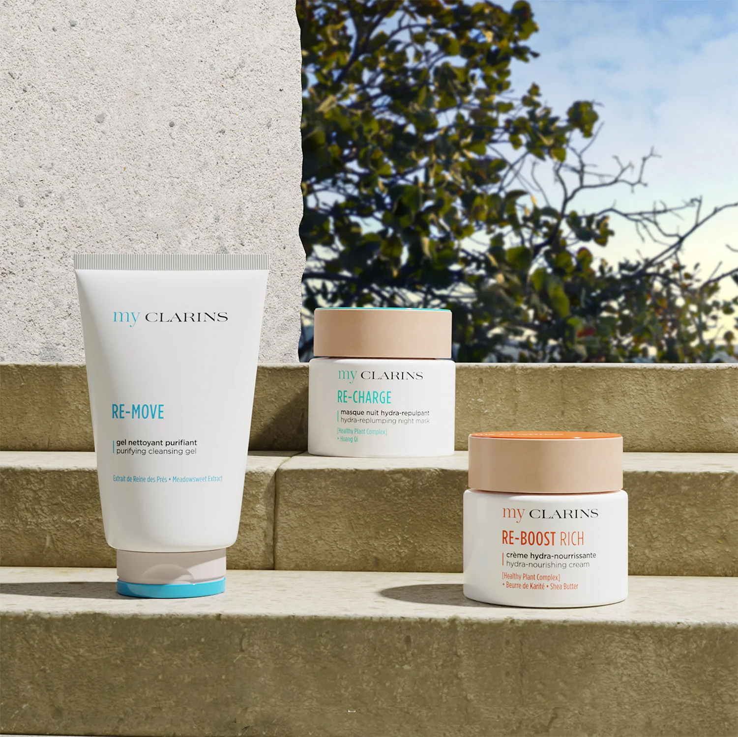 MIJN CLARINS RE-BOOST RICH Hydraterende Crème - 24-uurs voedende gezichtsbehandeling