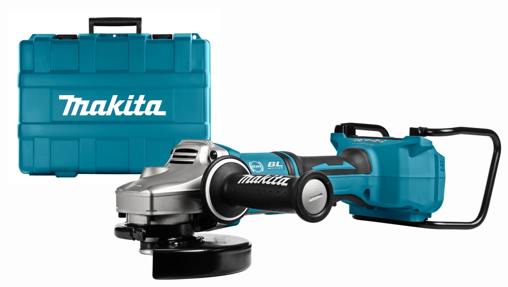 Makita DGA700ZKX1 2 x 18V kutna brusilica 180 mm bez baterija i punjača