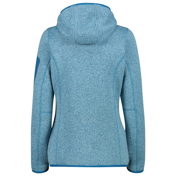 CMP - Women's Jacket Fix Hood Jacquard Knitted 3H19826 - Fleecejacke