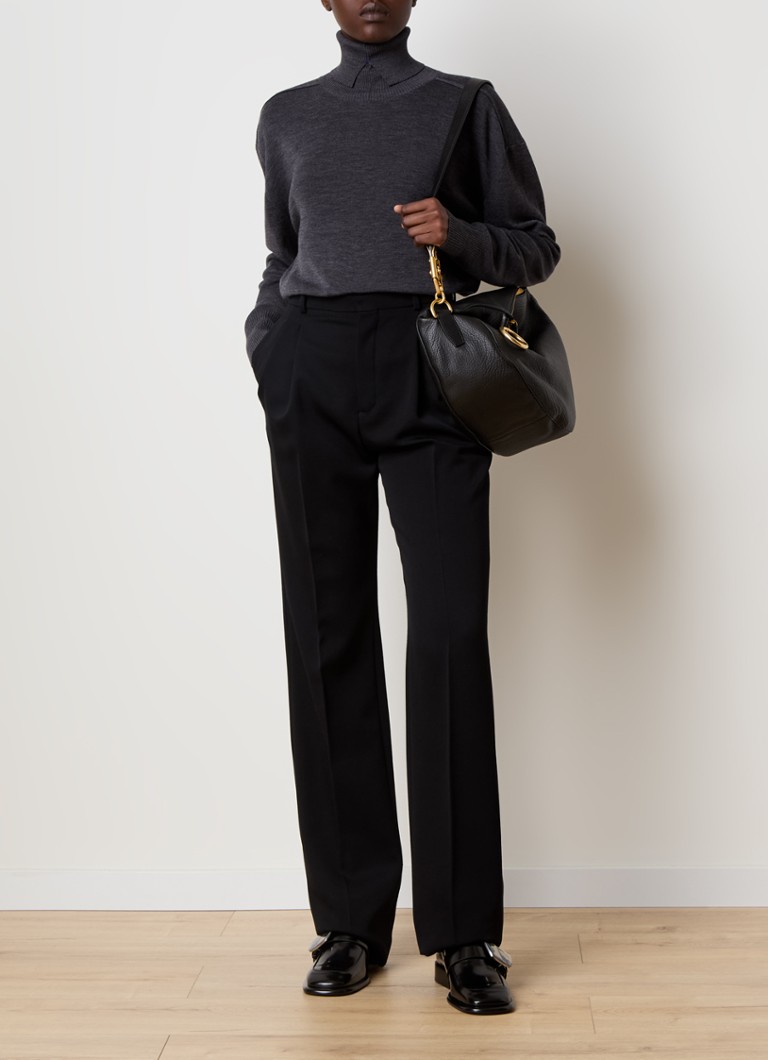Maglione Burberry in lana pregiata con colletto