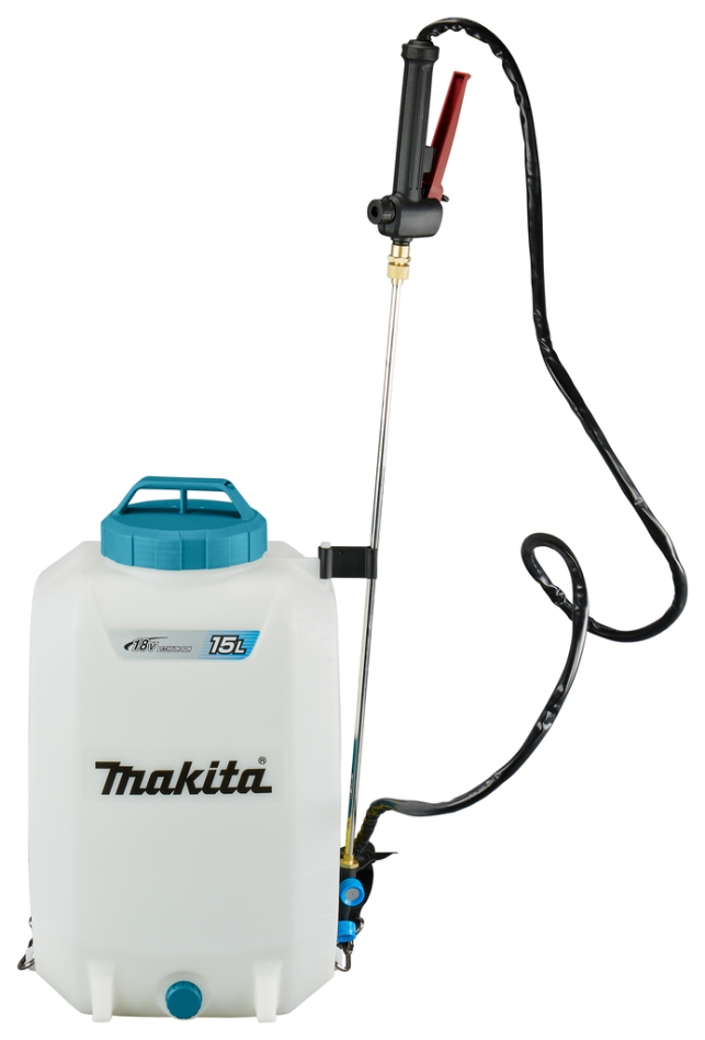 Pulvérisateur à pression dorsal sans fil Makita DUS158Z, 15 litres, 18 volts (batteries et chargeur non inclus).