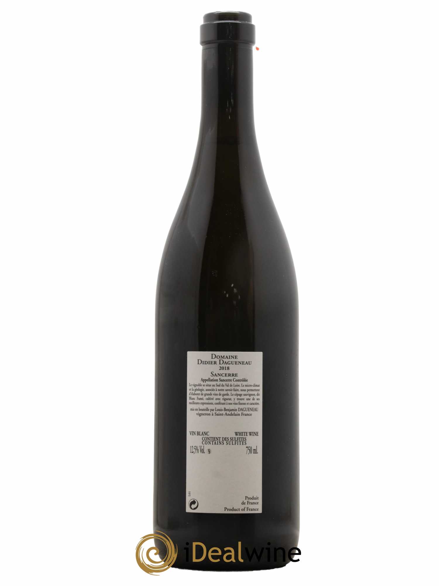 Sancerre En Chailloux Dagueneau  2018 - Lot de 1 Bouteille