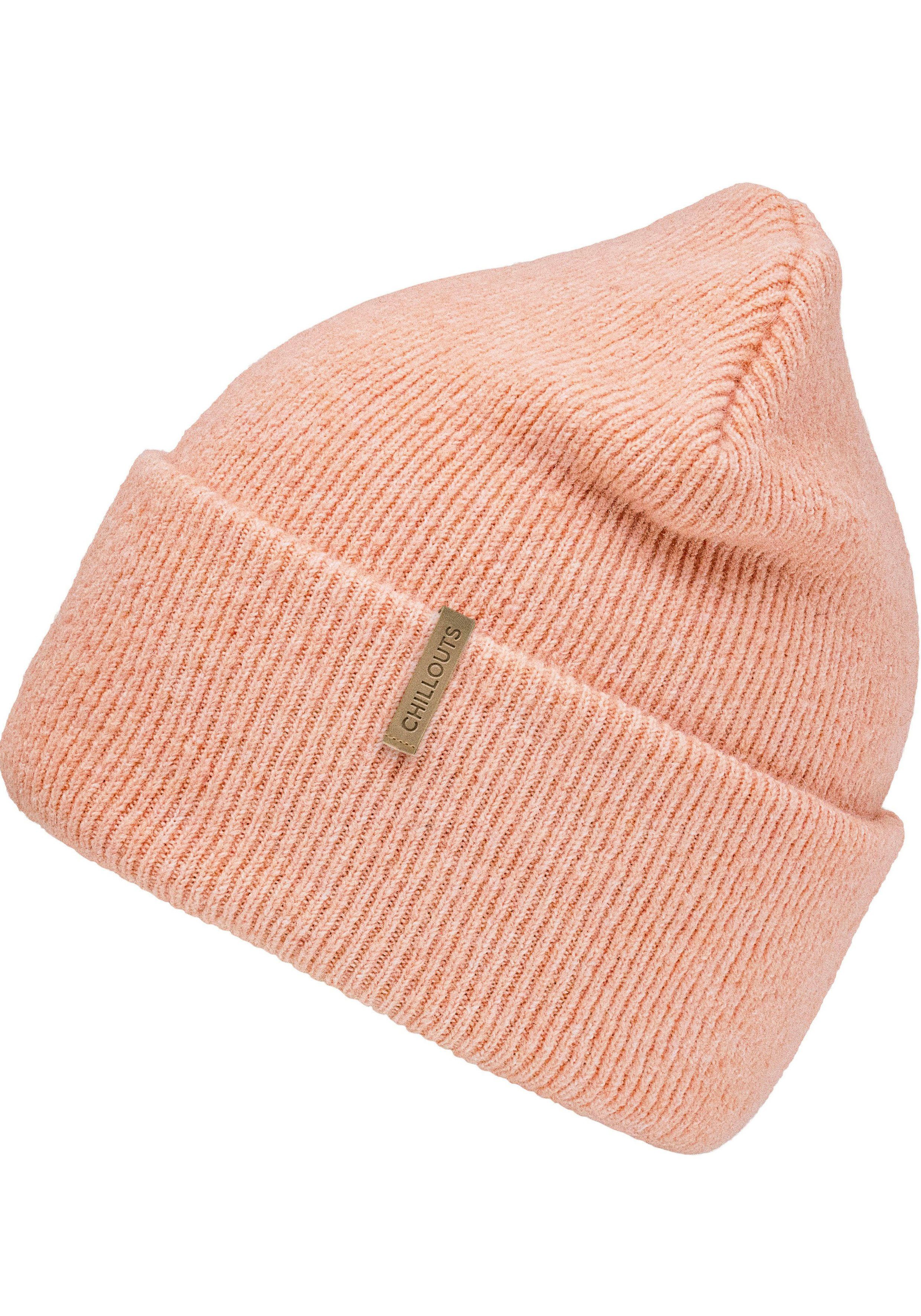 chillouts Beanie Milea Hat tragbar als Beanie oder als Strickmütze mit Umschlag
