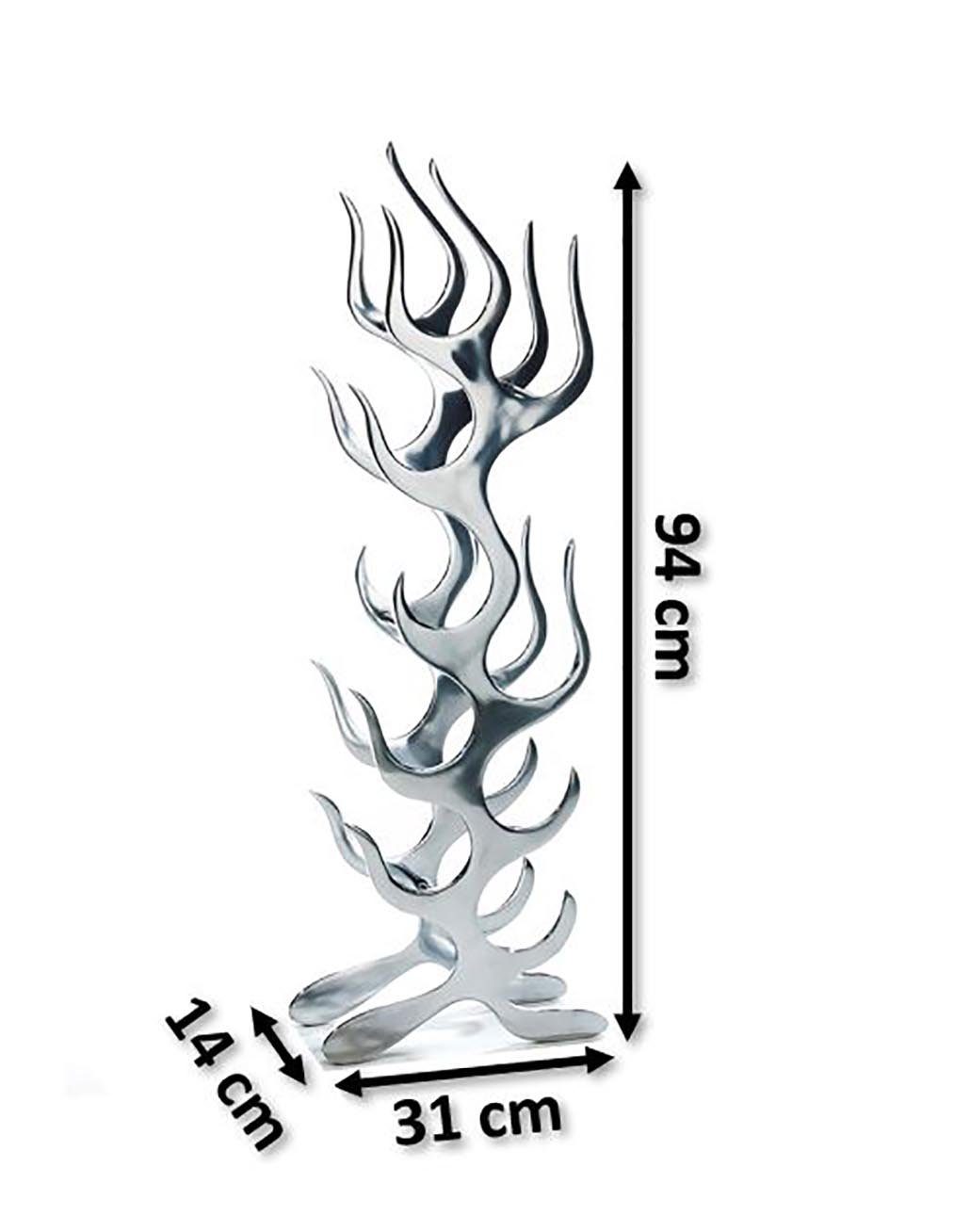 Kobolo Weinregal Flaschenhalter FLAME aus Metall für 9 Flaschen