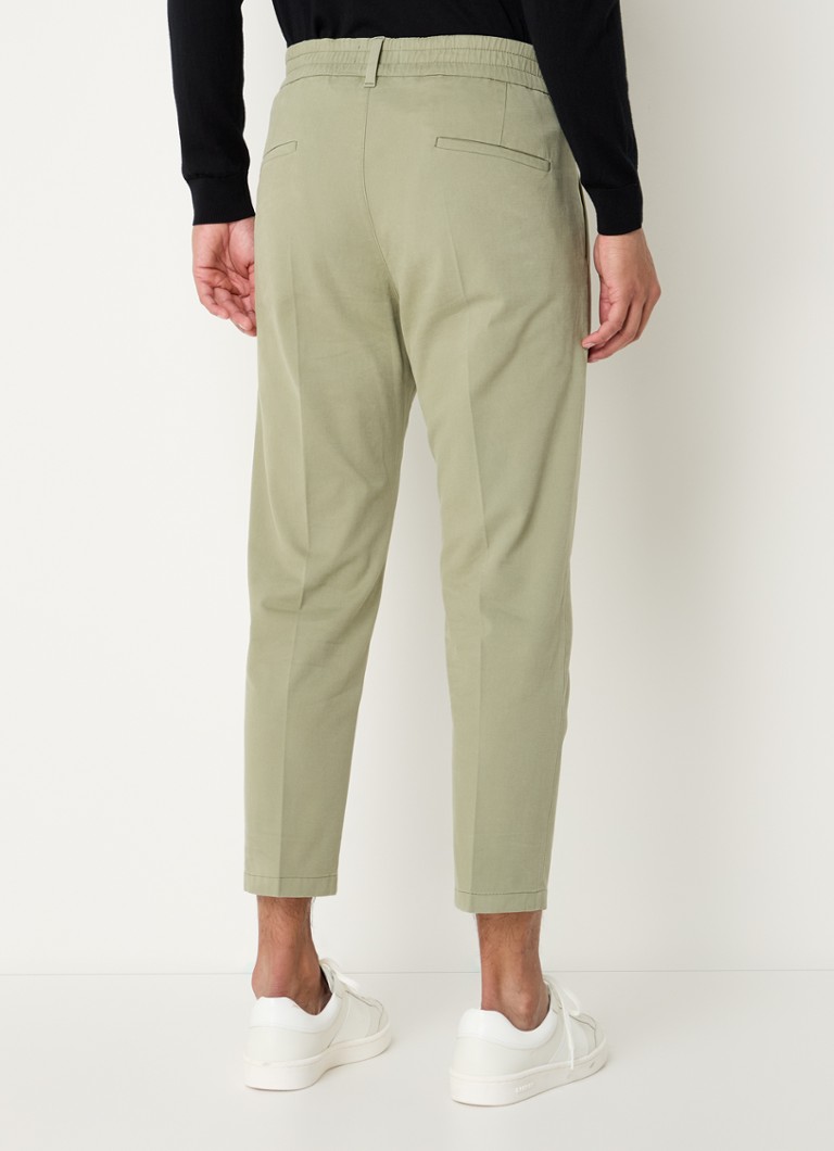 DRYKORN  Chasy tapered fit cropped chino met steekzakken