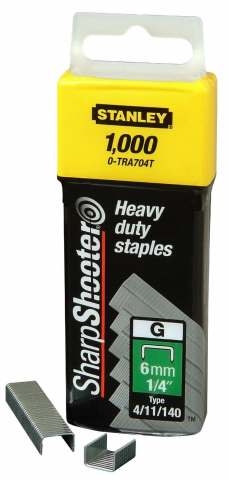 Stanley 1-TRA706T Staples 10mm Type G - 1000 Pieces