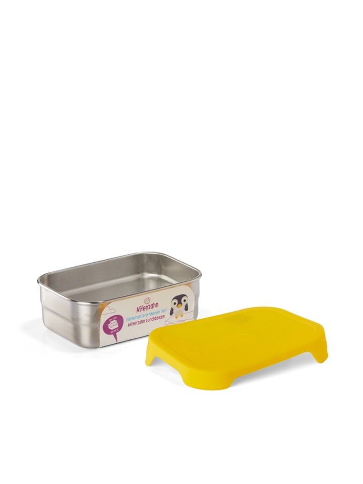 Affenzahn Affenzahn Edelstahl Brotdosen-Set gelb Tiger günstig kaufen onesize