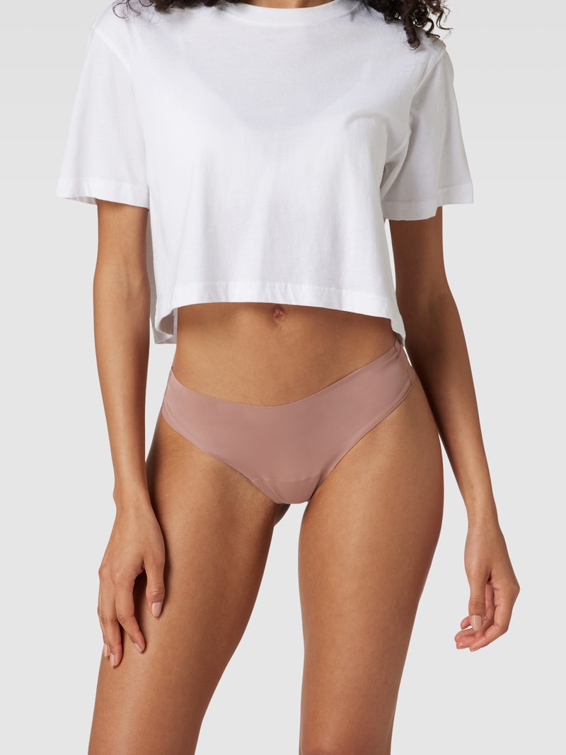 Slip im unifarbenen Design Modell 'ZERO MICROFIBRE 2.0' in hellbraun