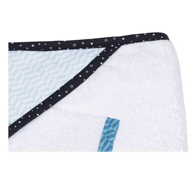 Cape de bain et gant Lazare