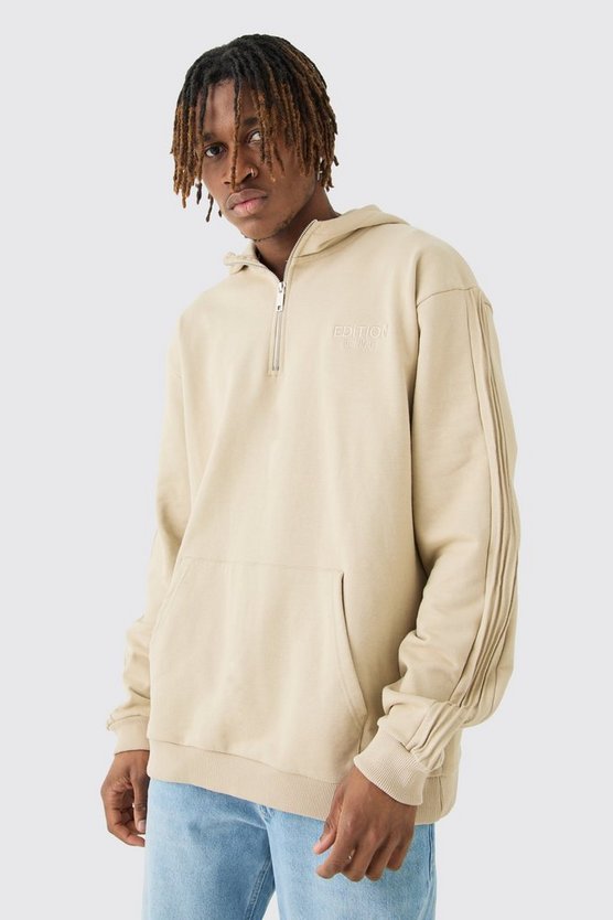 Tall Oversize Hoodie mit 1/4 Reißverschluss