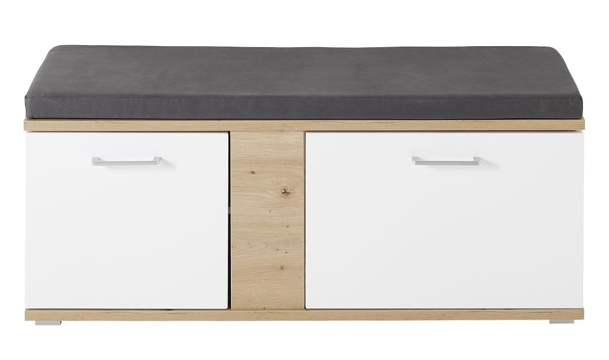 Bank Signo II Weiß Artisan Eiche Nb