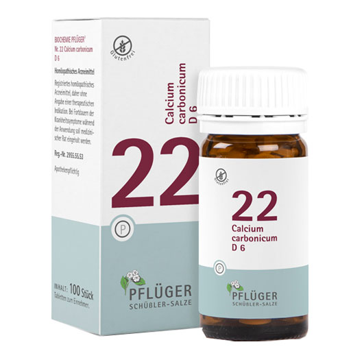 BIOCHEMIE Pflüger 22 Calcium carbonicum D 6 Tabl.  100 St  Tabletten
