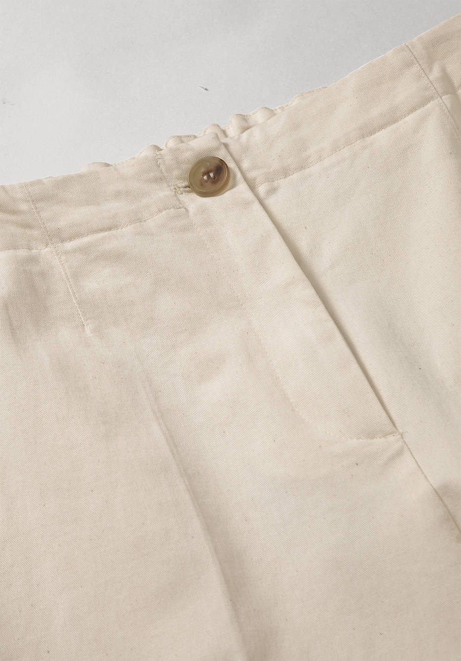 Hose Wide Leg aus Bio-Baumwolle mit Hanf