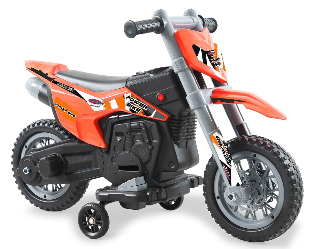 Jamara e.K. JAMARA-460679-Ride-on Motorrad Power Bike orange 6V