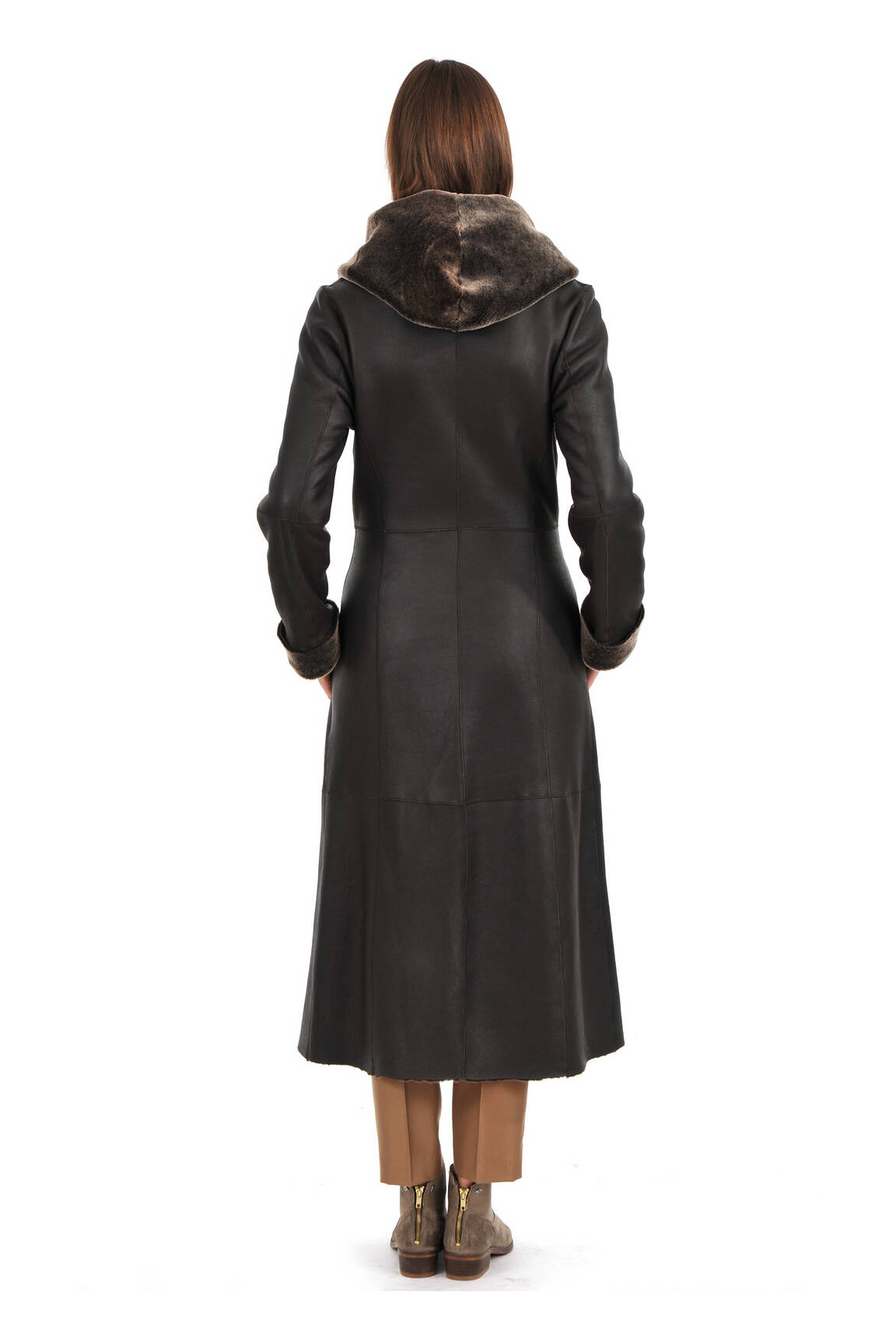La Canadienne Manteaux Longs Femme couleur marron