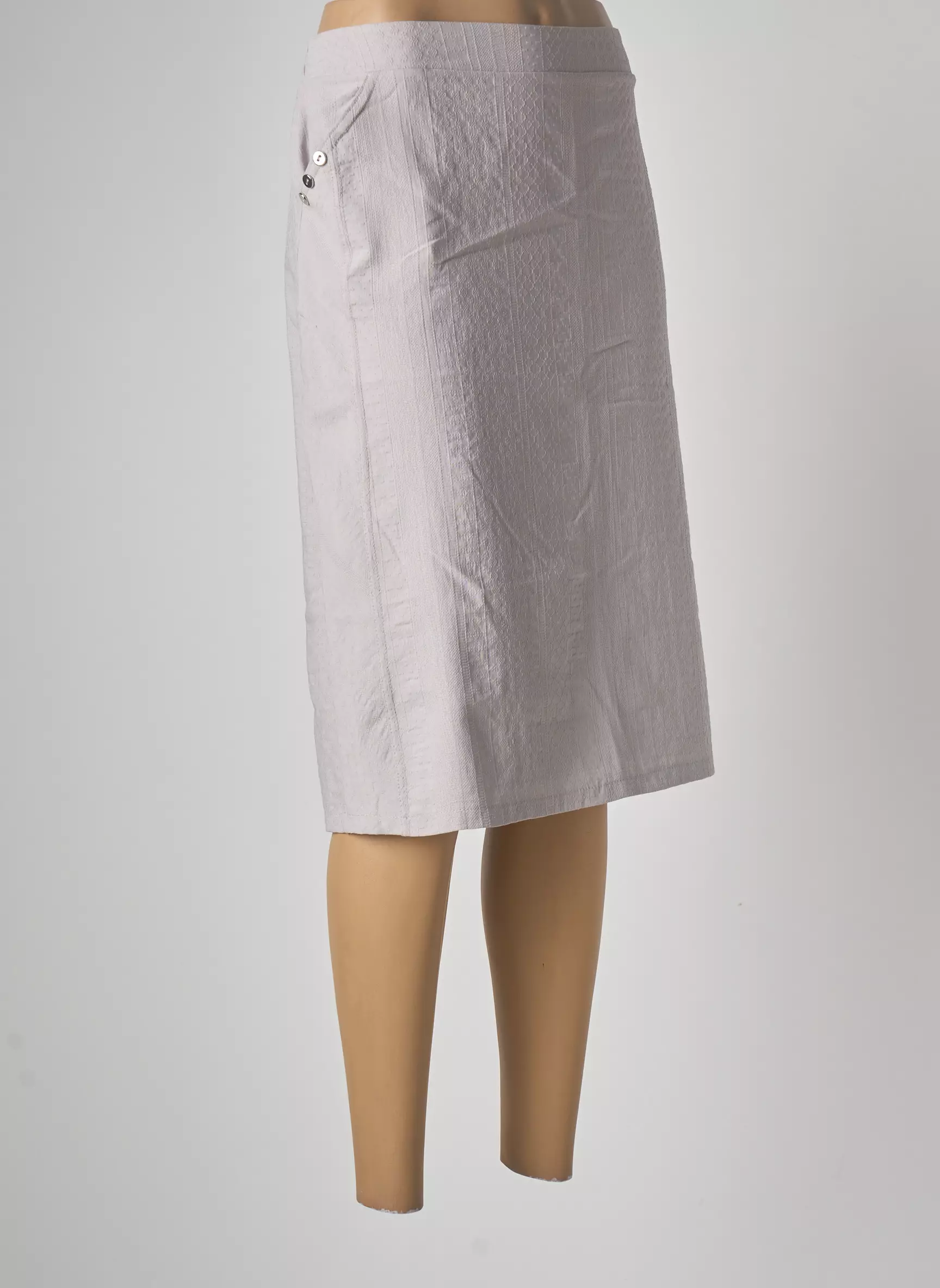 Griffon Jupes Mi Longues Femme couleur gris