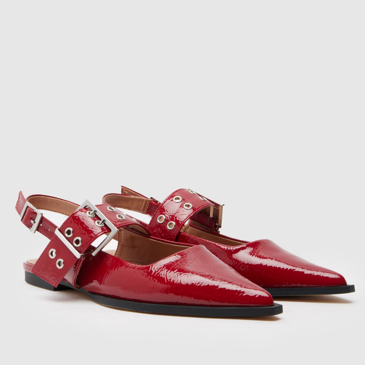 Schuh – Lorella Point – Röda platta skor