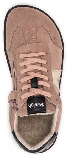 Develab ~ LowCut Schnürschuh + TEX warm ~ Old Pink