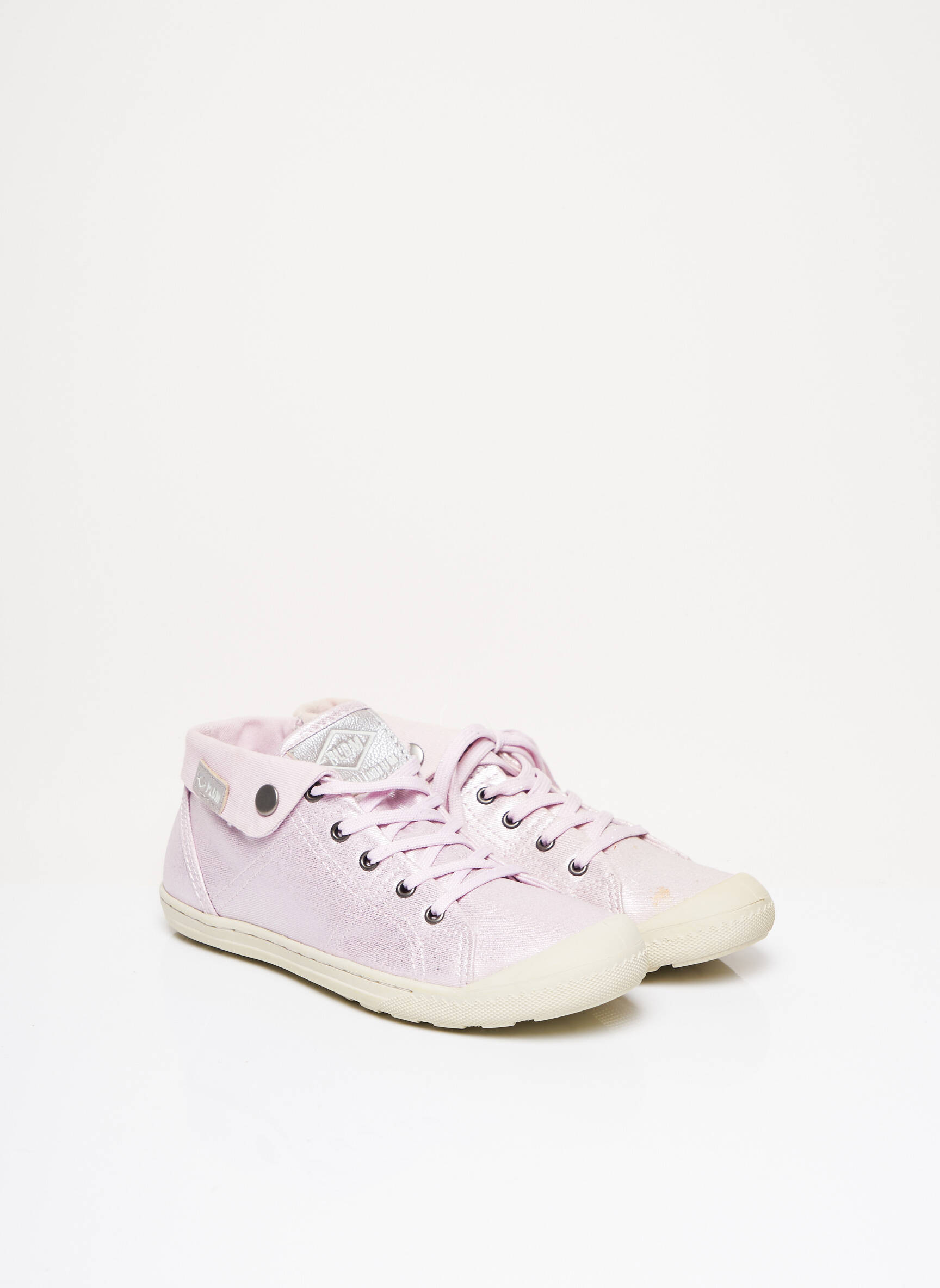 Palladium Baskets Fille couleur rose