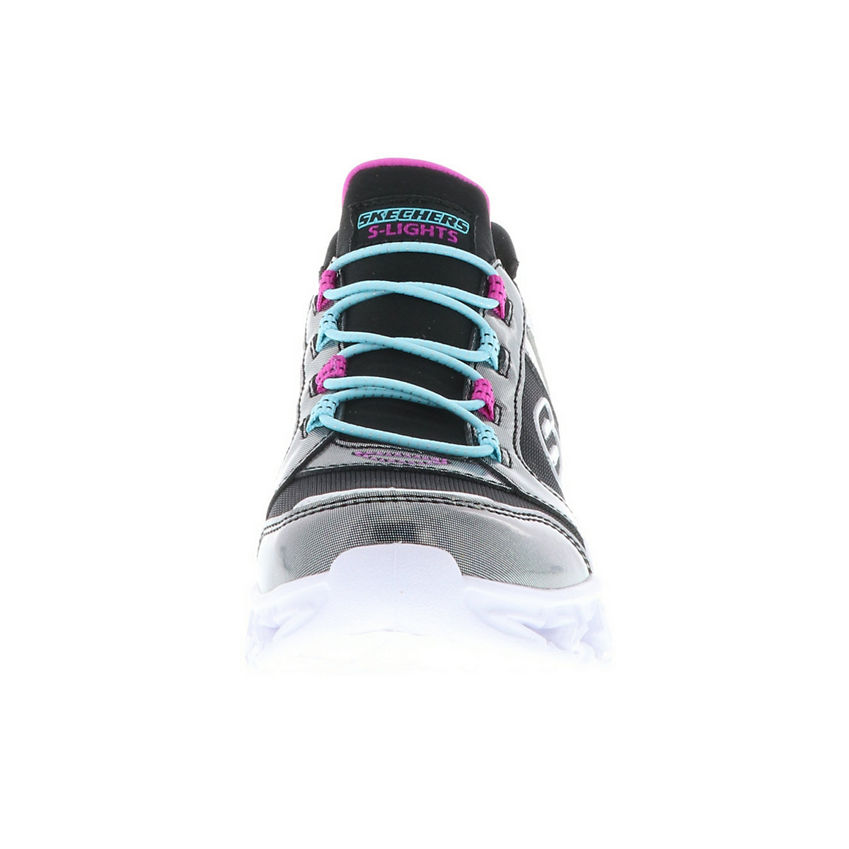 303701L/BKMT S Lights-Galaxy Lights-Bright Cosmic Kinder Mädchen Sneaker Turnschuhe Halbschuhe schwarz/mehrfarbig