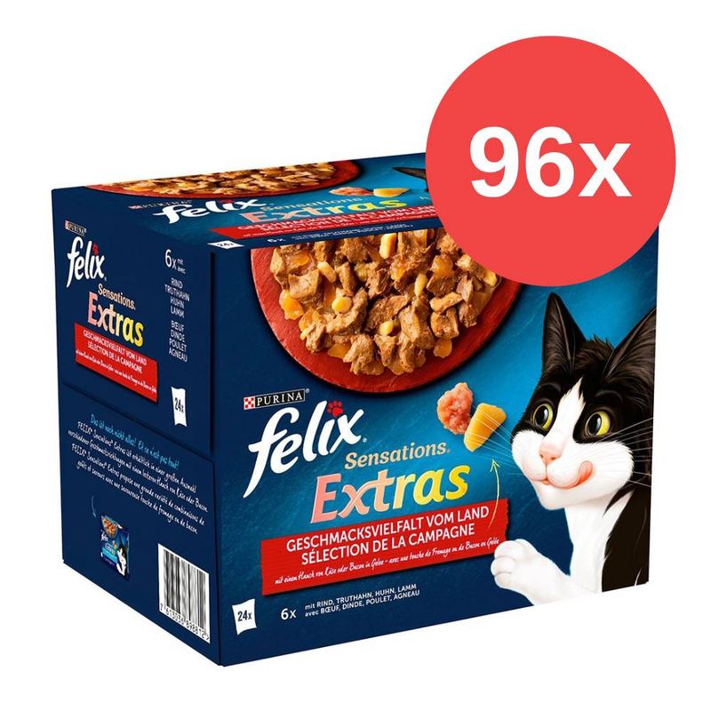 Sparpaket Felix Sensations Extra 96 x 85 g