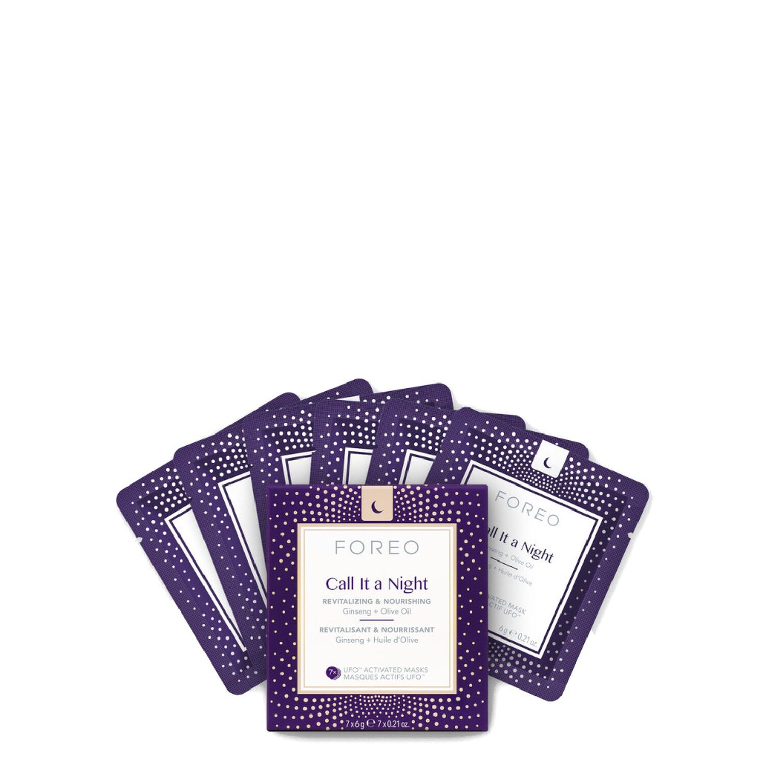Foréo UFO™ Call It a Night Masque Nourrissant & Revitalisant x7