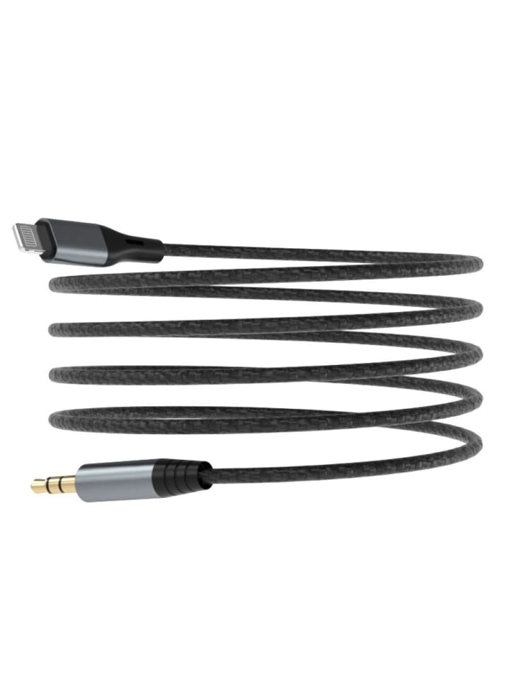COFI 1453 Audiokabel iPhone - Miniklinke 3,5 mm 1 m grau in Grau günstig kaufen 100 cm