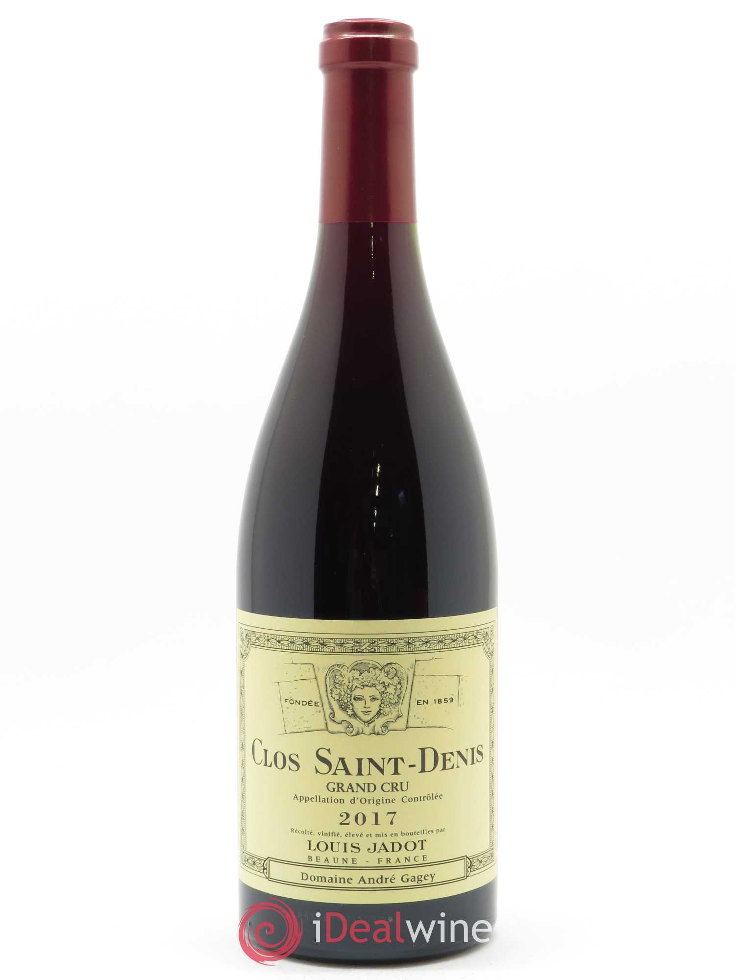Clos Saint-Denis Grand Cru Domaine Gagey - Louis Jadot  2017 - Lot de 1 Bouteille