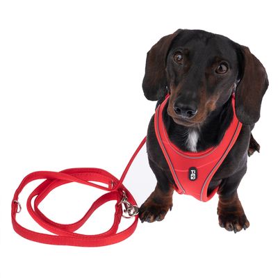 TIAKI Hundeleine Mesh, rot