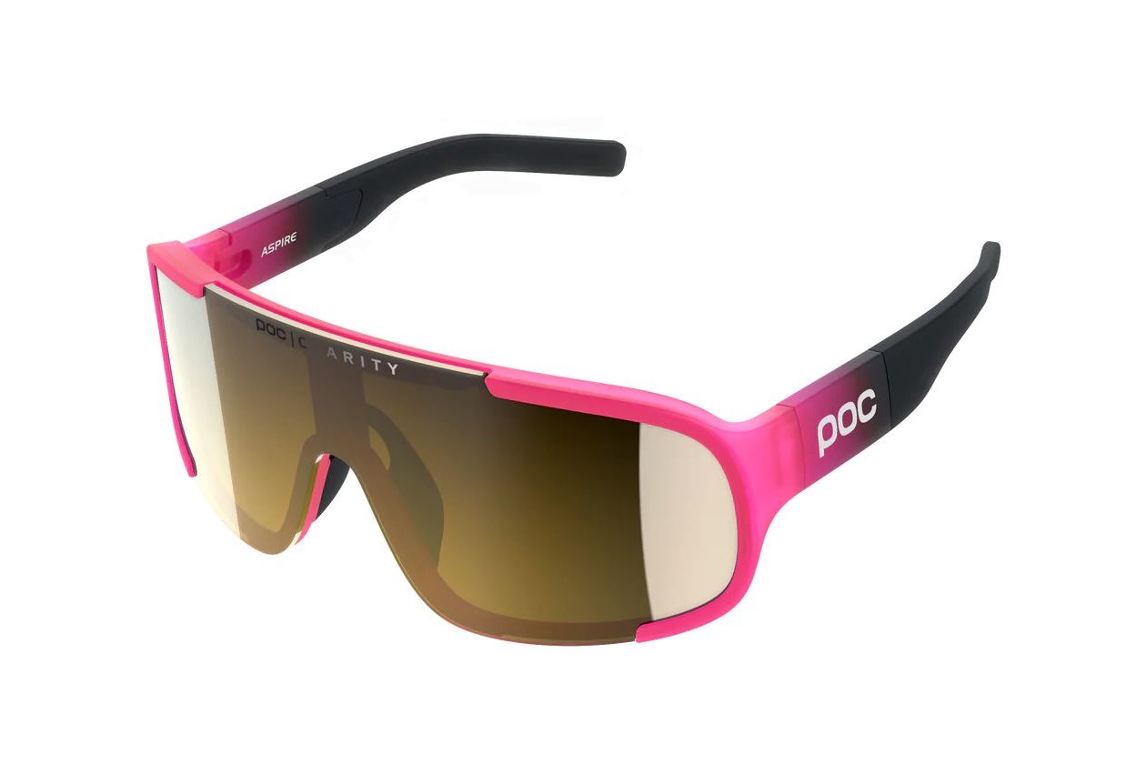 POC Aspire - Fluorescent Pink/Uranium Black Translucent/Violet/G