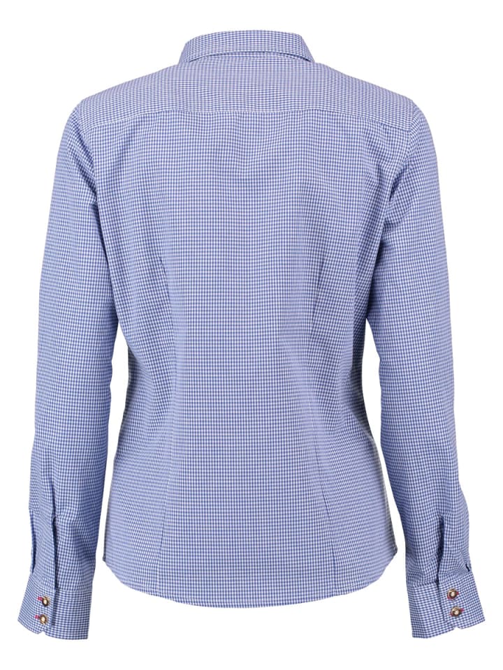OS-Trachten Trachtenbluse Ututu in mittelblau günstig kaufen
