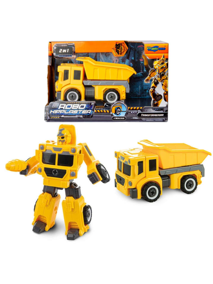 miniHeld Transformierbarer Roboter Kipplaster Lastwagen LKW Spielzeugauto 3 Jahre günstig kaufen onesize